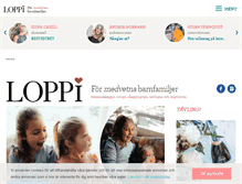 Tablet Screenshot of blogg.loppi.se