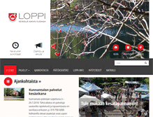 Tablet Screenshot of loppi.fi
